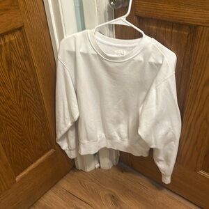 Large White Crewneck
